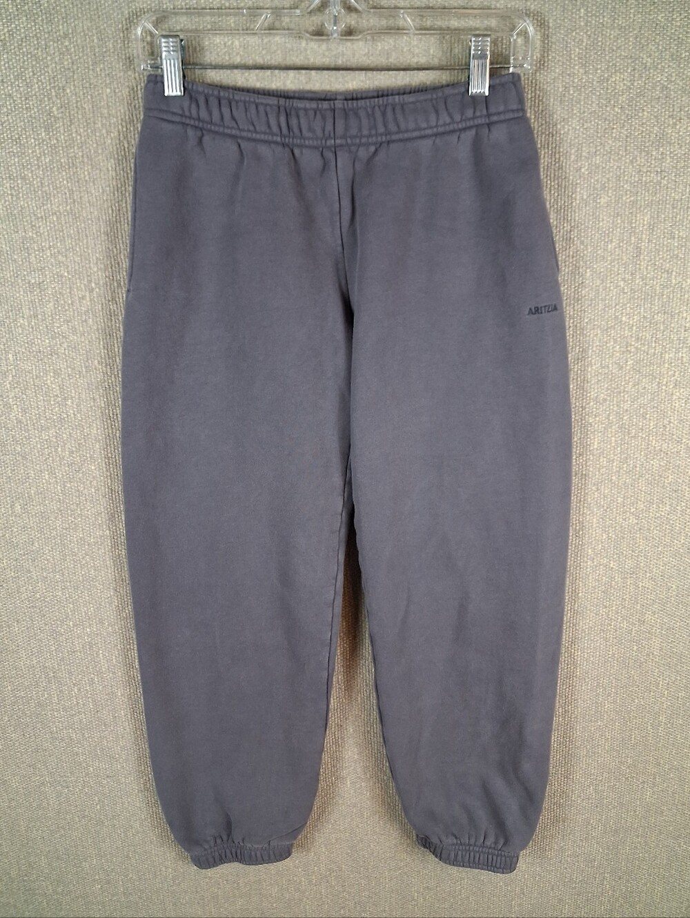 Aritzia Sweatfleece Cozy Fleece Sweatpants 2XS Purple Elastic Waist Oversized